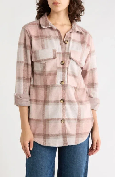 Beachlunchlounge Taelyn Buffalo Plaid Oversize Button-up Shirt In Multi