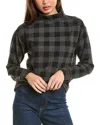 Beachlunchlounge Tameron Plaid Sweater In Black