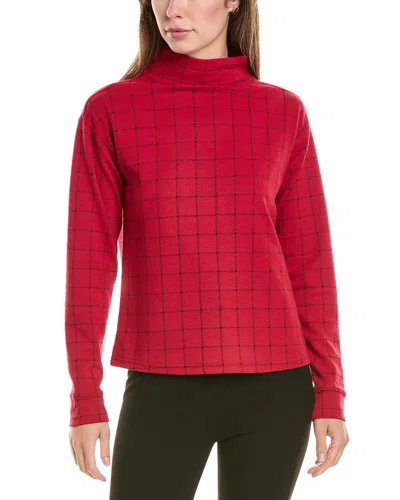 Beachlunchlounge Tameron Plaid Sweater In Red