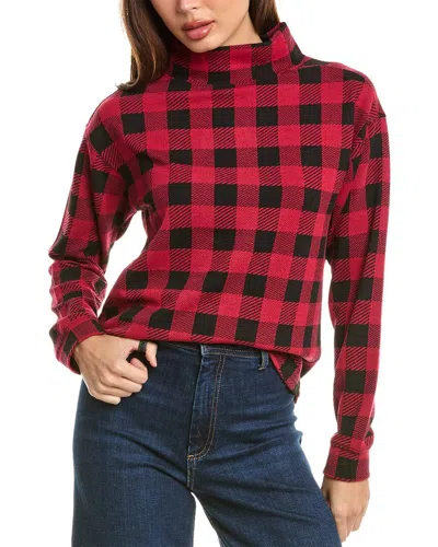 Beachlunchlounge Tameron Plaid Sweater In Red