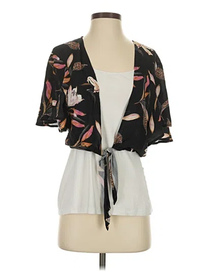 Pre-owned Beachriot Sport Kimono In Black