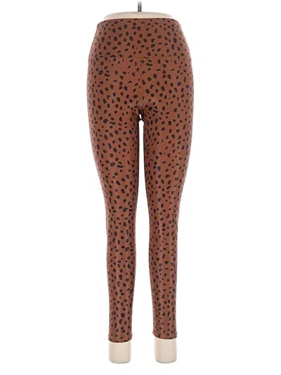 Pre-owned Beachriot Sport Leggings In Brown