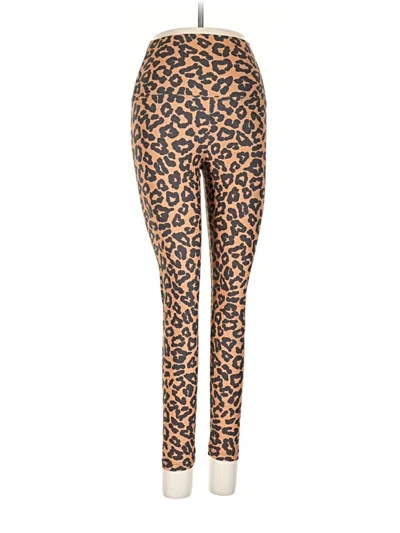 Pre-owned Beachriot Sport Leggings In Brown