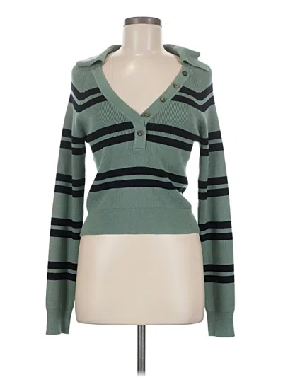Pre-owned Beachriot Sport Pullover Sweater In Green