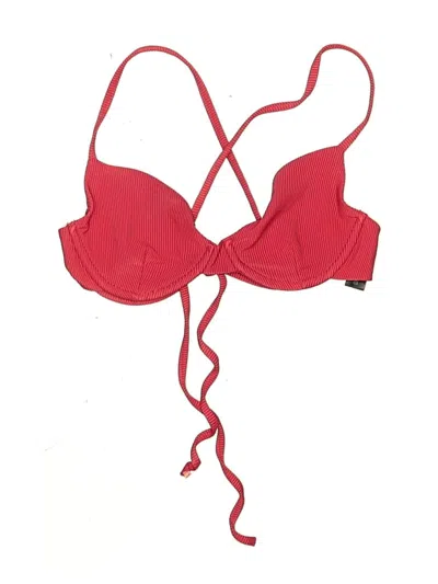 Pre-owned Beachriot Sport Swimsuit Top Red Swimwear