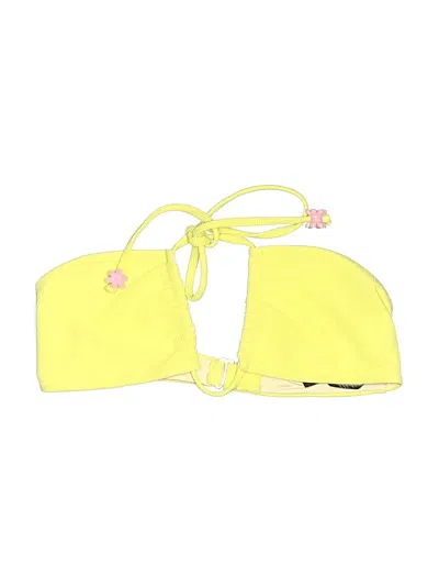 Pre-owned Beachriot Sport Swimsuit Top Yellow Swimwear