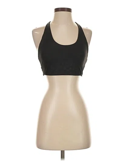 Pre-owned Beachriot Sport Tank Top Black Halter Neckline Tops