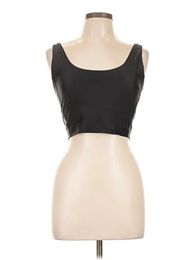 Pre-owned Beachriot Sport Tank Top Black Strapless Neckline Tops