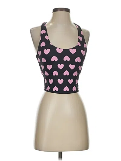 Pre-owned Beachriot Sport Tank Top Pink Halter Neckline Tops