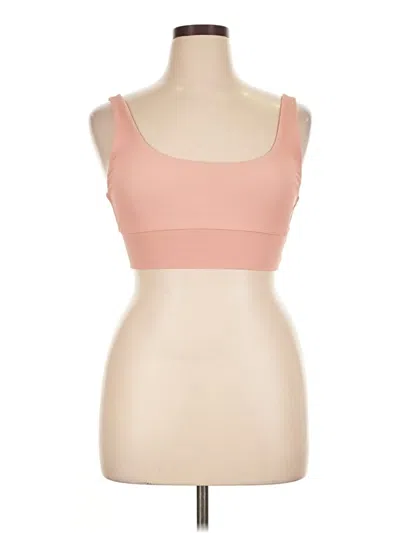 Pre-owned Beachriot Sport Tube Top Pink Strapless Neckline Tops