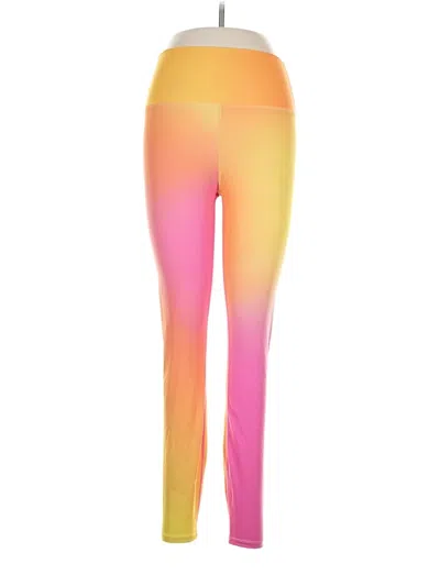 Pre-owned Beachriot Sport Yoga Pants In Yellow