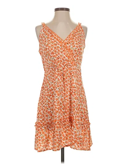 Pre-owned Beachsissi Casual Dress In Orange