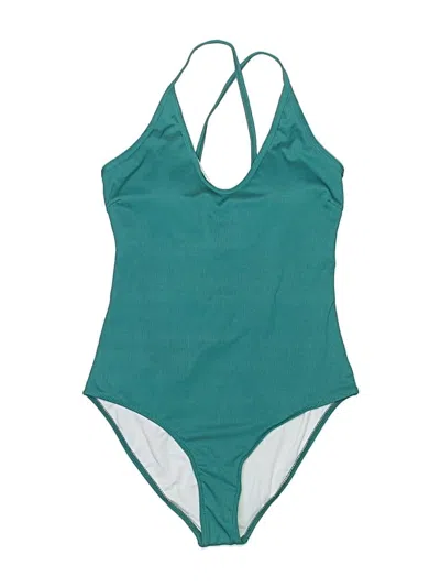 Pre-owned Beachsissi One Piece Swimsuit In Teal