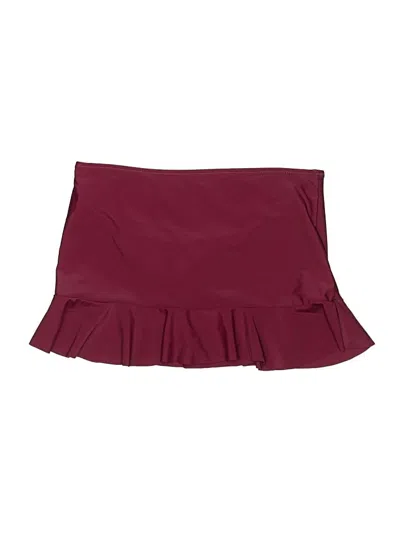 Pre-owned Beachsissi Swimsuit Bottoms In Burgundy