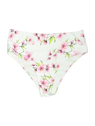 Pre-owned Beachsissi Swimsuit Bottoms In White