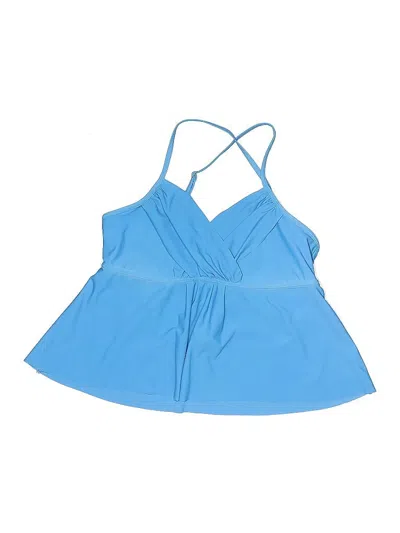 Pre-owned Beachsissi Swimsuit Top Blue Swimwear