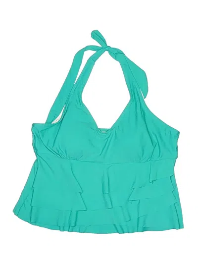 Pre-owned Beachsissi Swimsuit Top Blue Swimwear