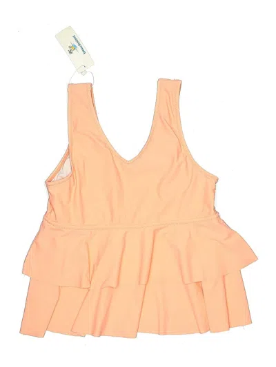 Pre-owned Beachsissi Swimsuit Top Orange Swimwear