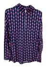 Beachtime Pink Martini Navy Long Sleeve Top In Multi