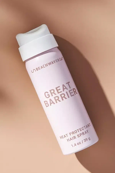 Beachwaver Great Barrier Heat Protectant Hair Spray Travel Size In Pink