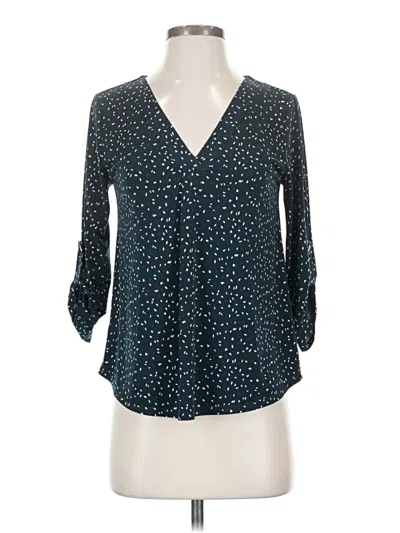 Pre-owned Beacon 3/4 Sleeve Blouse In Teal
