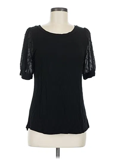 Pre-owned Beacon 3/4 Sleeve T-shirt In Black