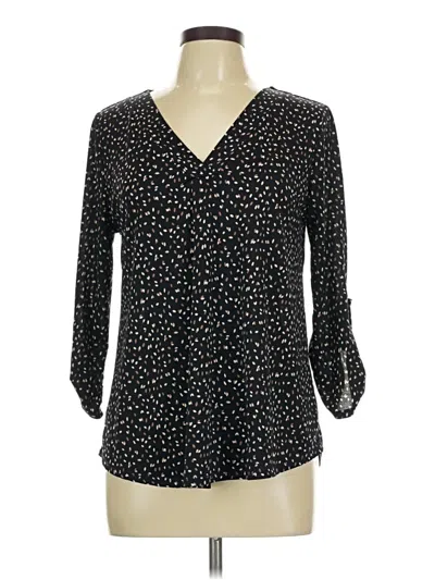 Pre-owned Beacon 3/4 Sleeve T-shirt In Black
