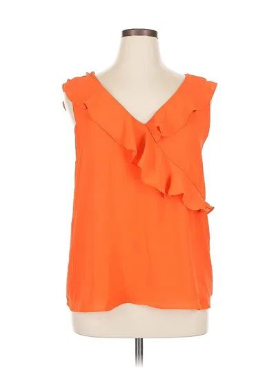 Pre-owned Beacon Apparel Sleeveless Blouse In Orange