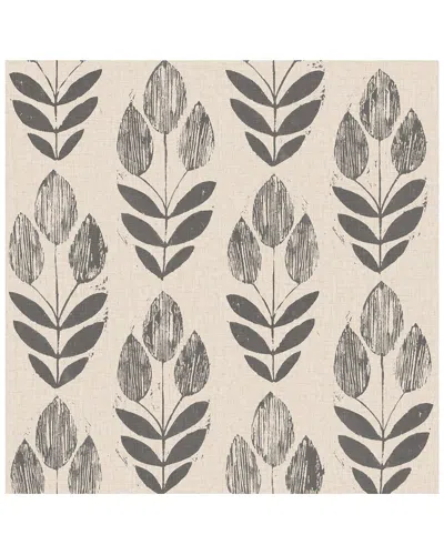 BEACON HOUSE BEACON HOUSE SCANDINAVIAN BLACK BLOCK PRINT TULIP WALLPAPER