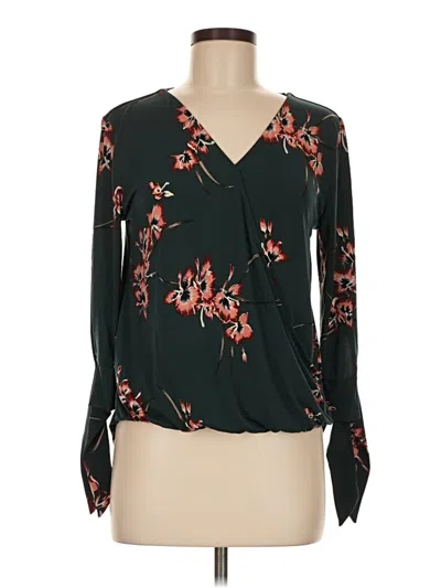 Pre-owned Beacon Long Sleeve Blouse In Green