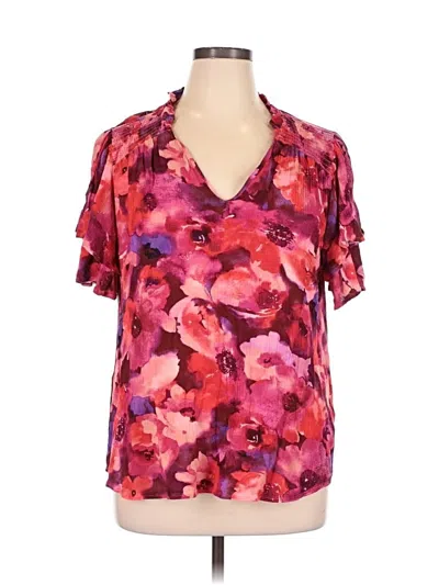 Pre-owned Beacon Short Sleeve T-shirt In Pink