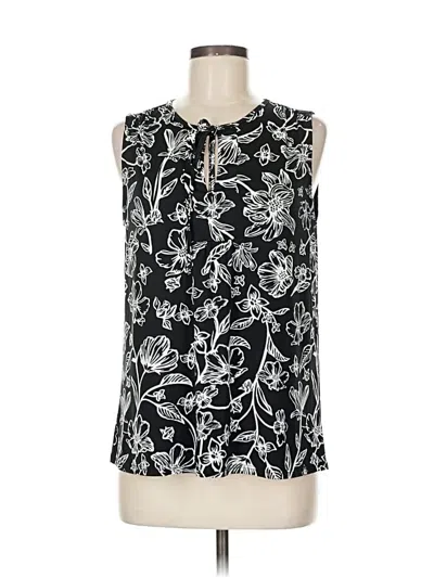 Pre-owned Beacon Sleeveless Blouse In Black