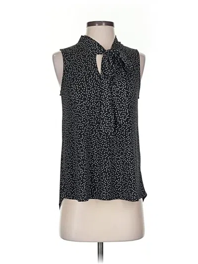Pre-owned Beacon Sleeveless Blouse In Black