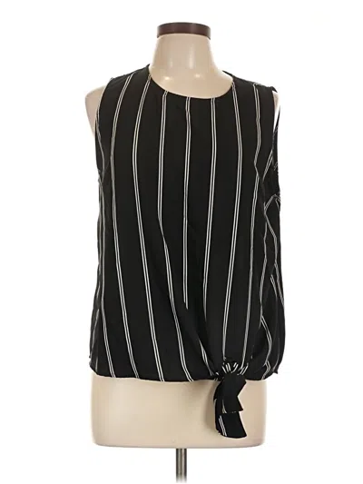 Pre-owned Beacon Sleeveless Blouse In Black