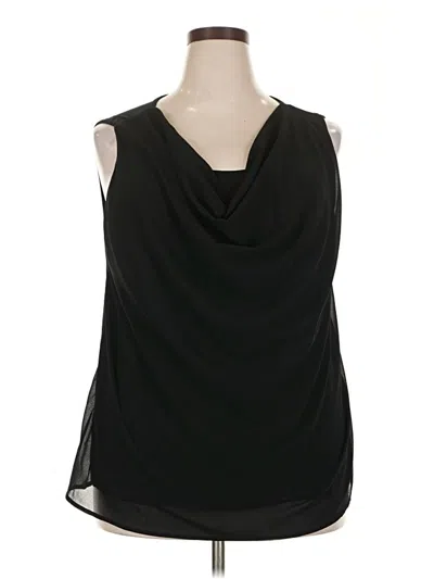 Pre-owned Beacon Sleeveless Blouse In Black