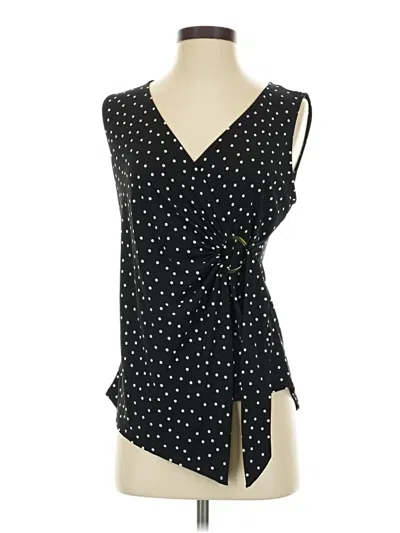 Pre-owned Beacon Sleeveless Blouse In Black