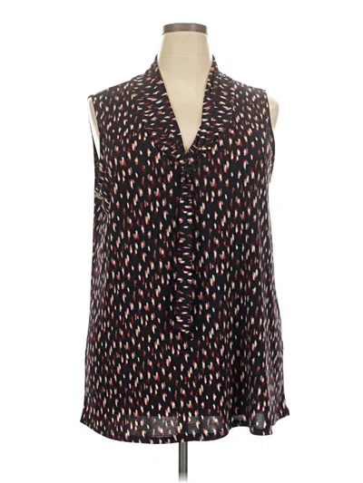 Pre-owned Beacon Sleeveless Blouse In Black
