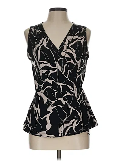 Pre-owned Beacon Sleeveless Blouse In Black