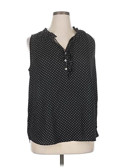 Pre-owned Beacon Sleeveless Blouse In Black