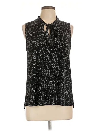 Pre-owned Beacon Sleeveless Blouse In Black