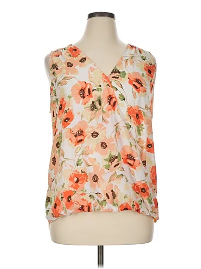 Pre-owned Beacon Sleeveless Blouse In Orange