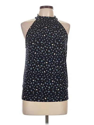 Pre-owned Beacon Tank Top Blue Halter Neckline Tops