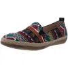 Beacon Terri Womens Faux Leather Slip On Loafers In Multi