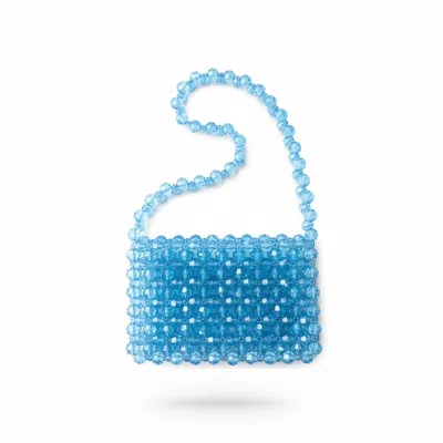 Bead Cult London Women's Bold Beaded Bag · Blue Sky