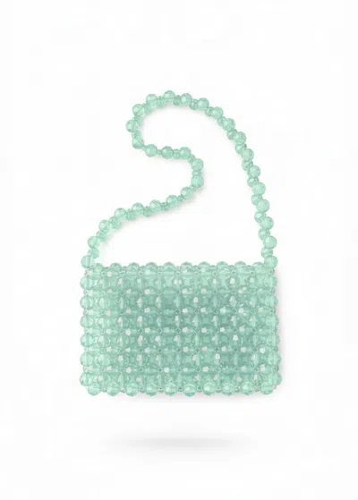 Bead Cult London Women's Green Beaded Bag · Mint