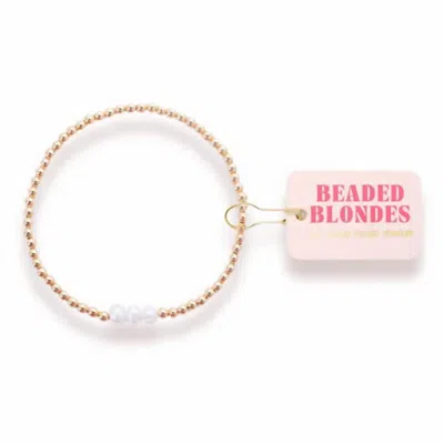 Beaded Blondes Women's Harper Bracelet In One Color In Brown