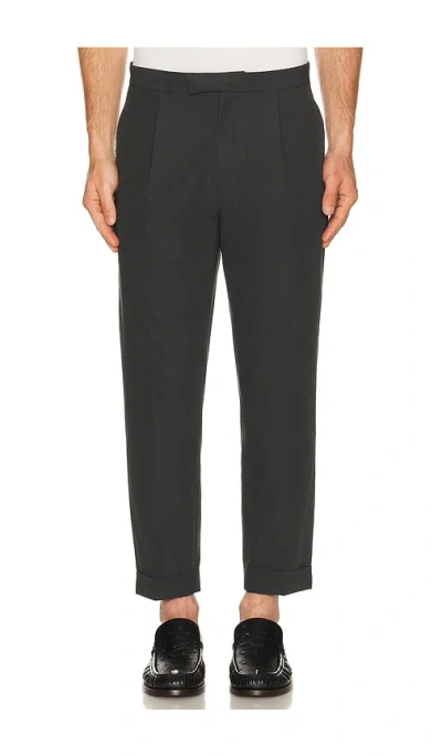 Beams 1 Pleat Travel Trousers In Grey