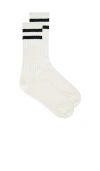 Beams School Boy Socks In White