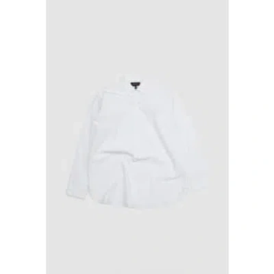 Beams 120/3 Broad Classic Fit Reg Collar Shirt White