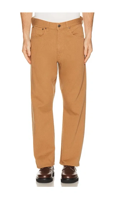 Beams 5 Pocket Classic Oc Pique In Brown